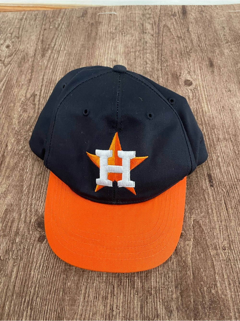 Houston Astros Blue and Orange Baseball Cap OS
